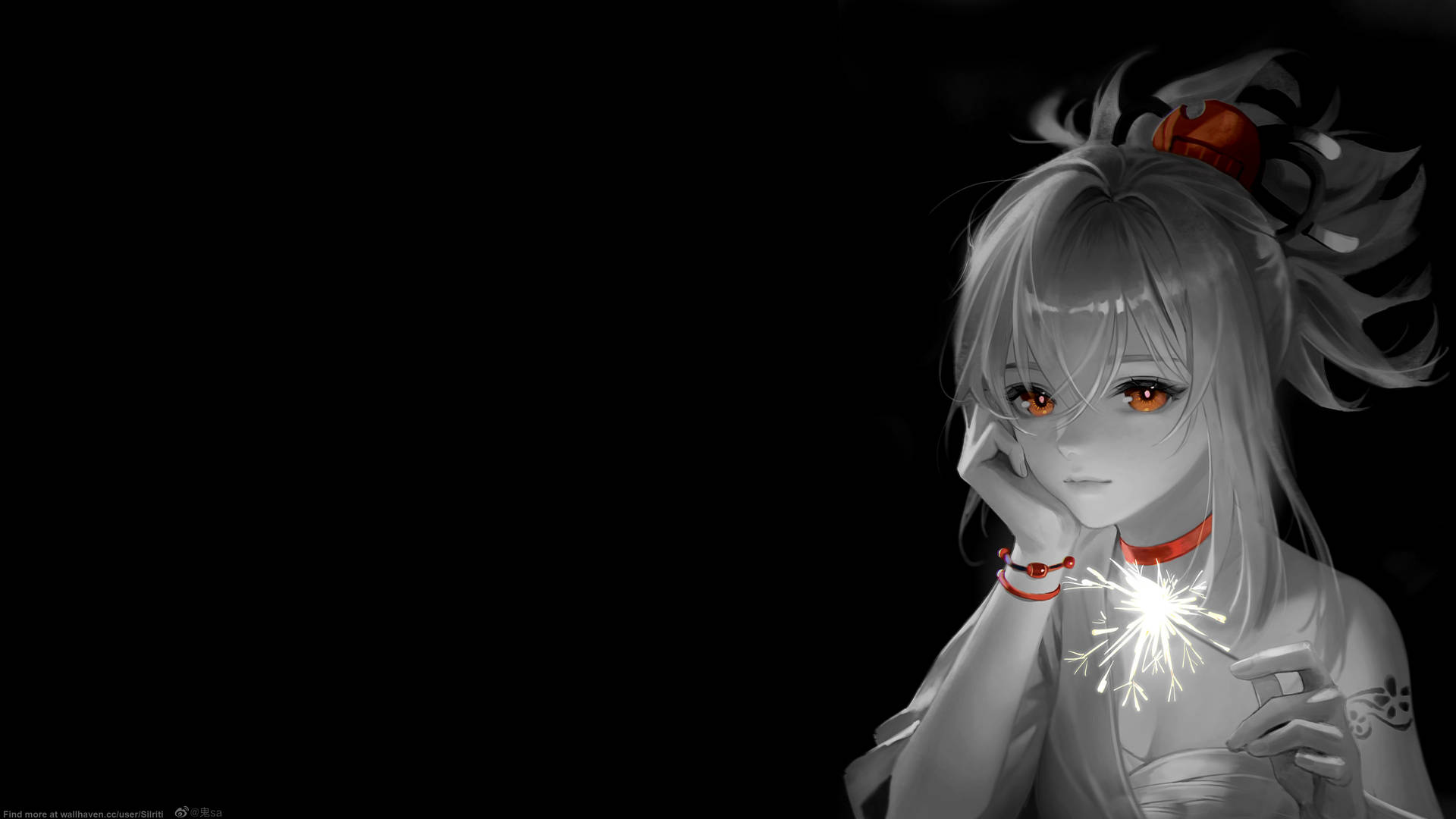 Yoimiya In Black Background