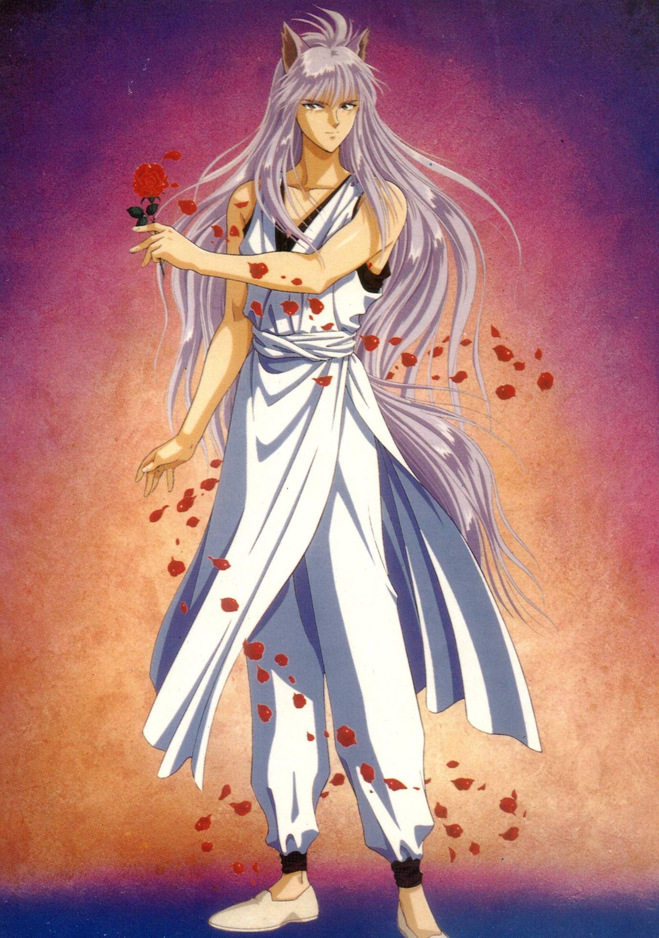 Yoko Kurama In Wolf Form Background