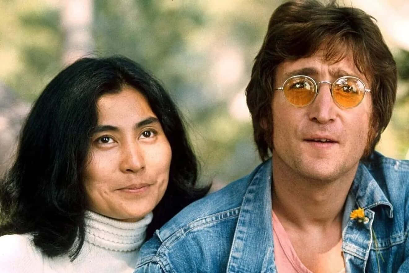 Yoko Ono John Lennon 1971 Background