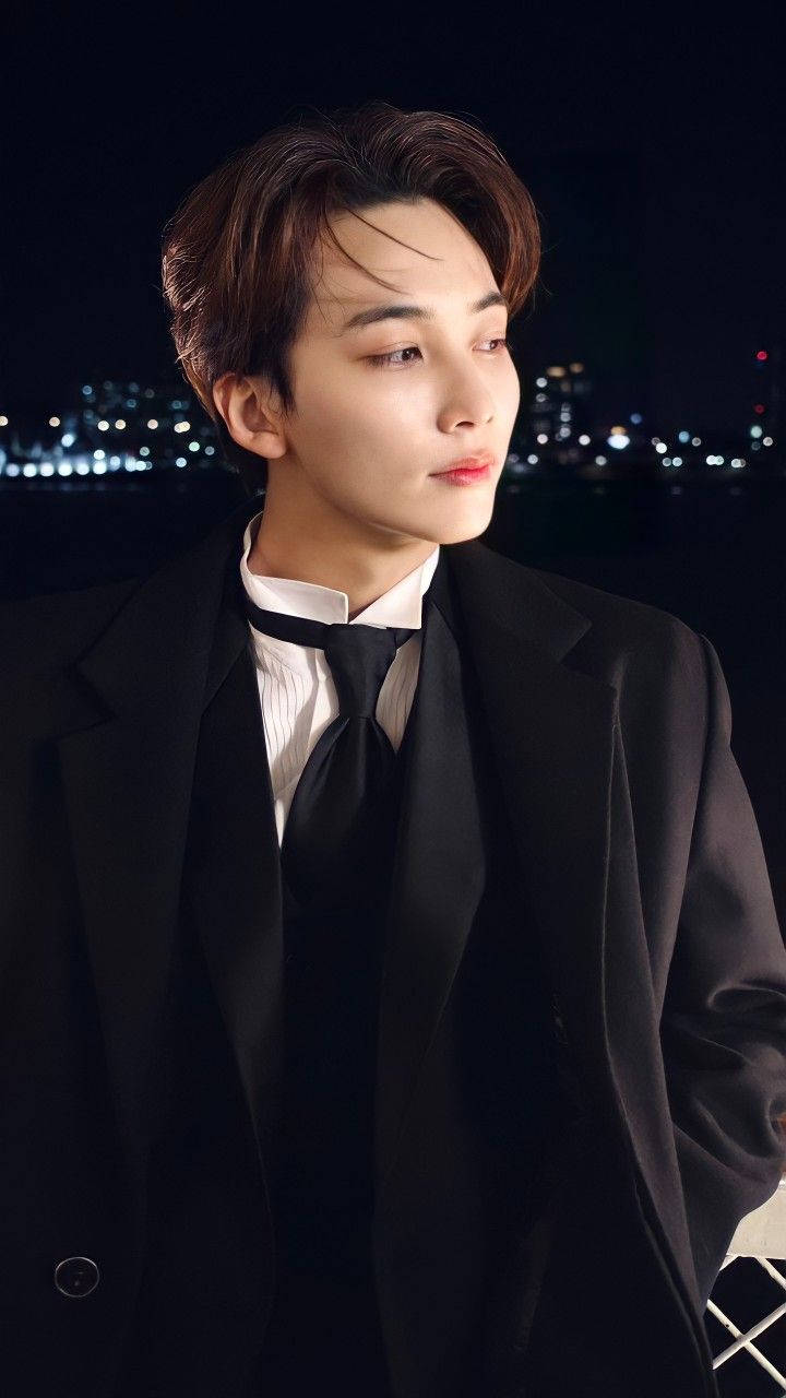 Yoon Jeonghan In A Suit Background