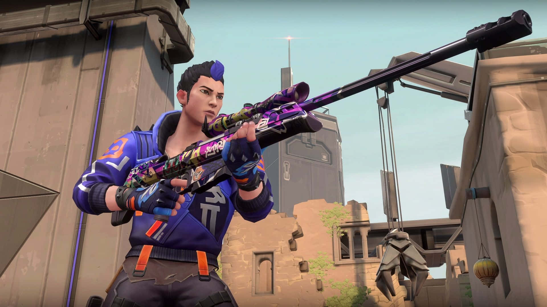 Yoru In Action – Valorant Background