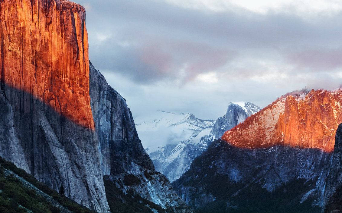 Yosemite Mountain Macbook