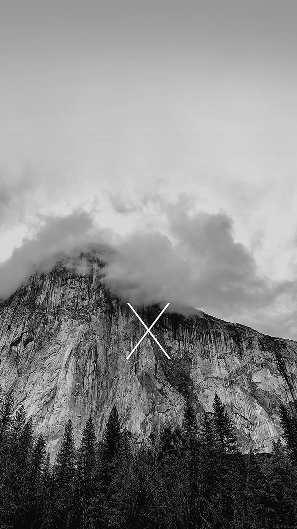 Yosemite National Park Black White Iphone Background