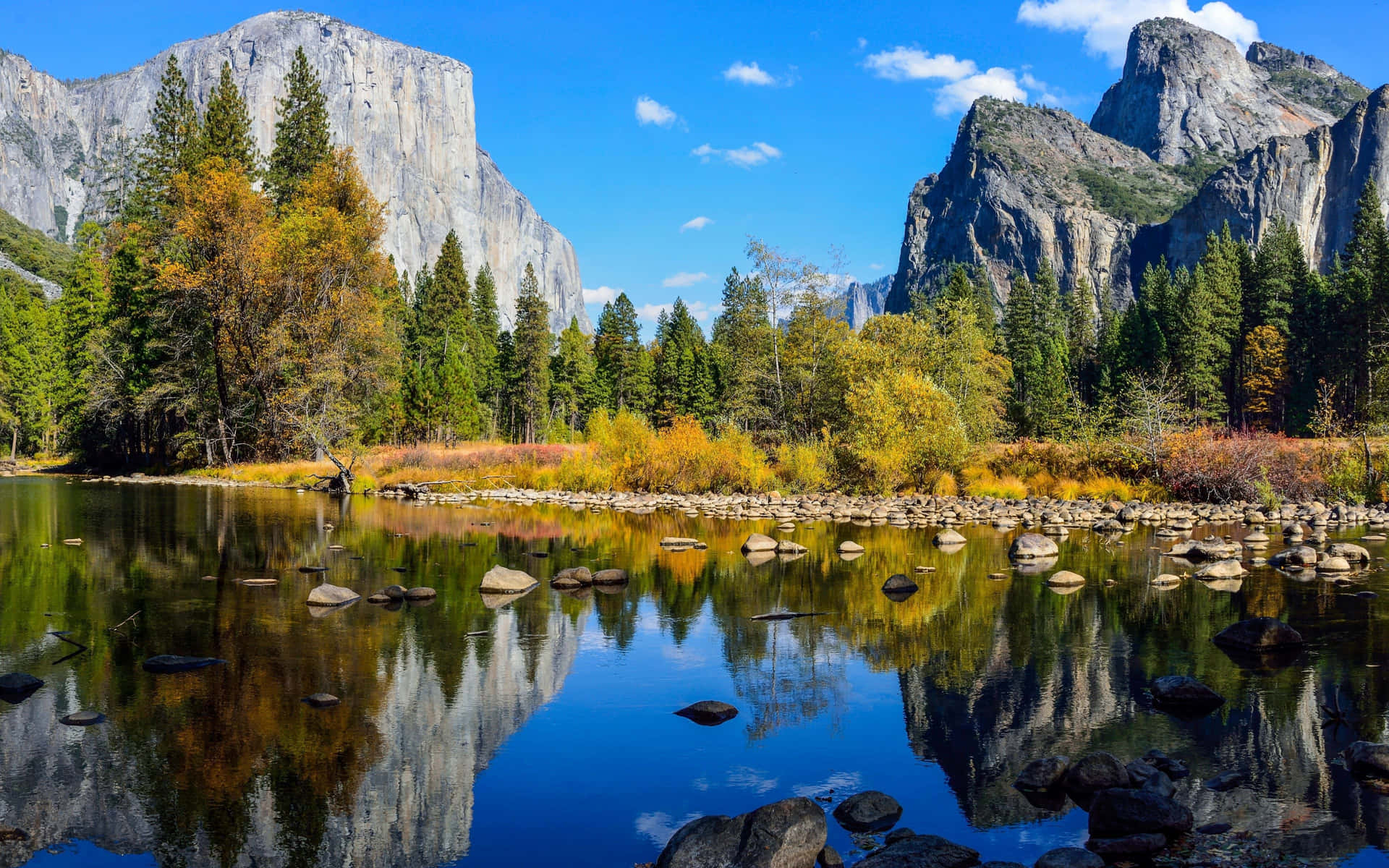 Yosemite National Park Camping Desktop Background