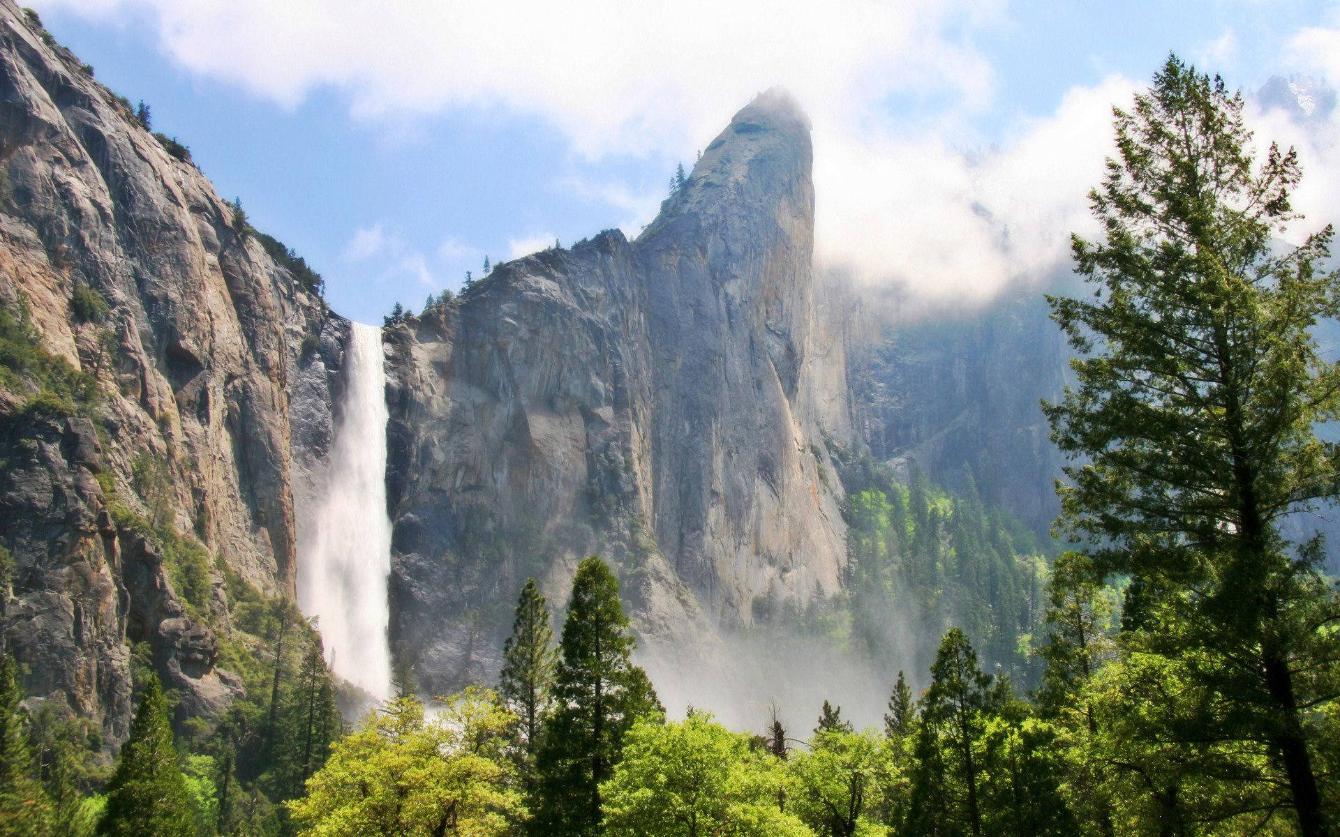 Yosemite National Park Cliff Tip Background