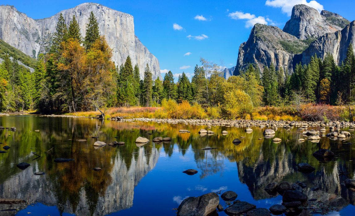 Yosemite National Park Merced River Background