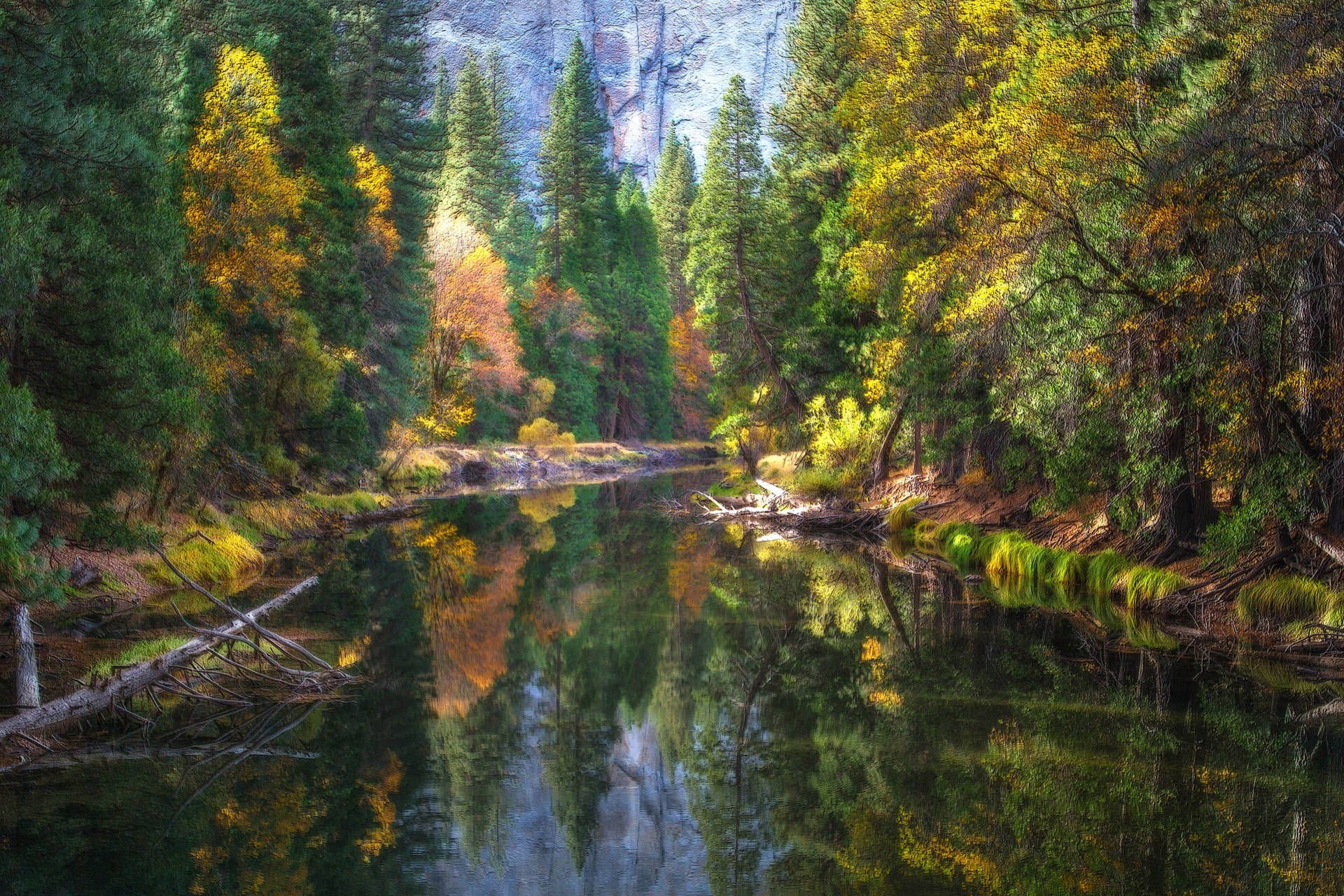 Yosemite National Park River Background