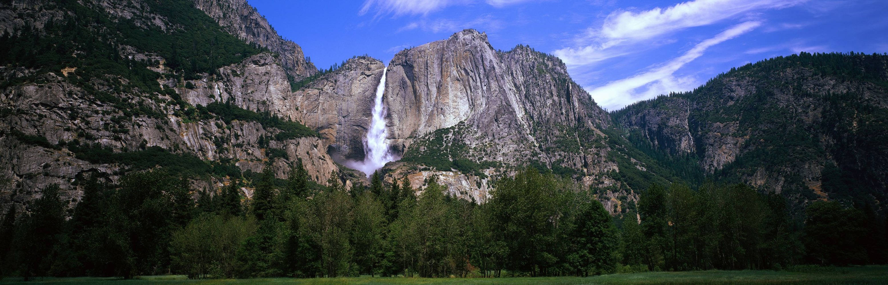 Yosemite Waterfalls For Monitor Background