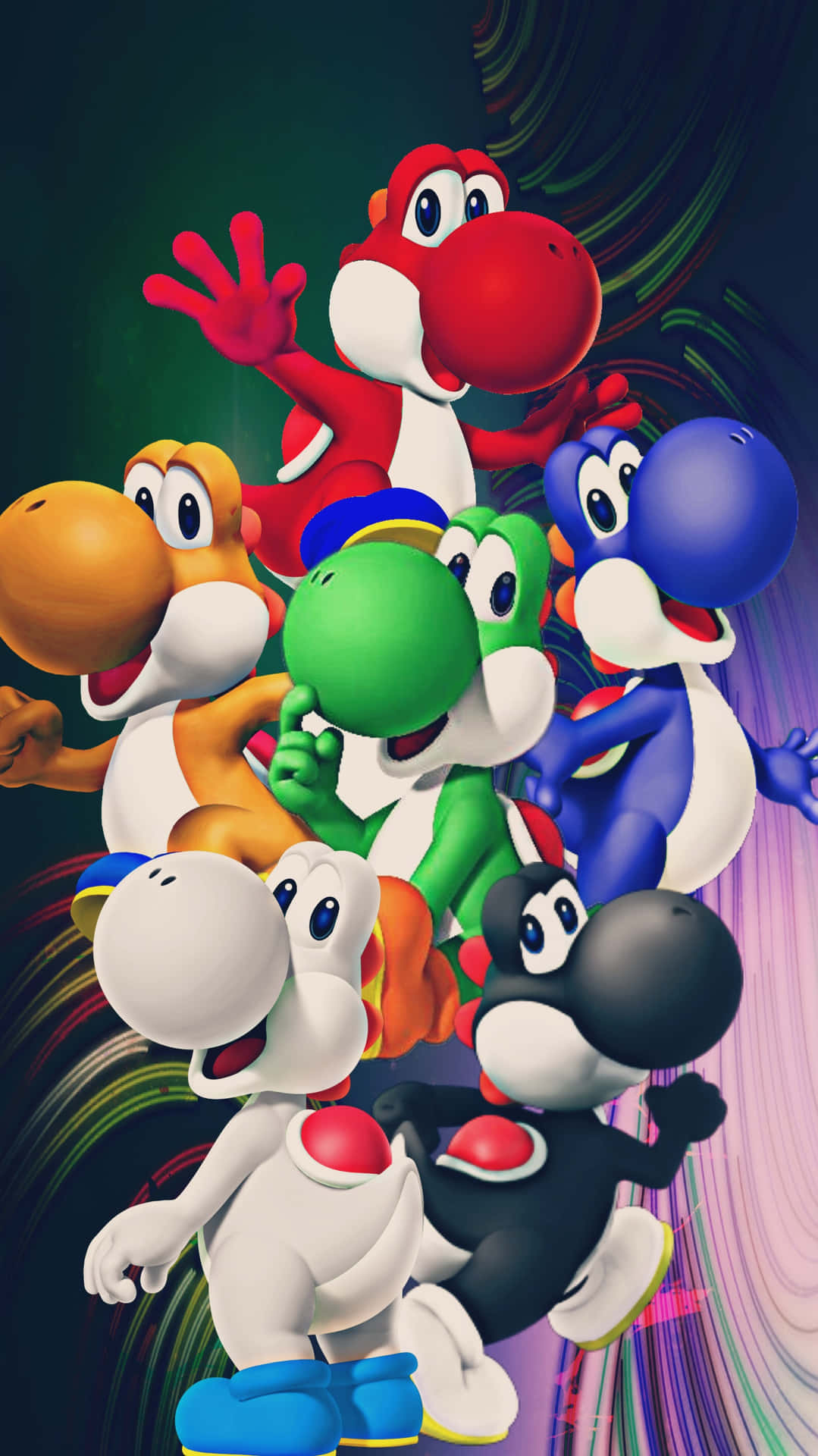Yoshi - He's Here To Jump Into Your Wildest Adventures! Background