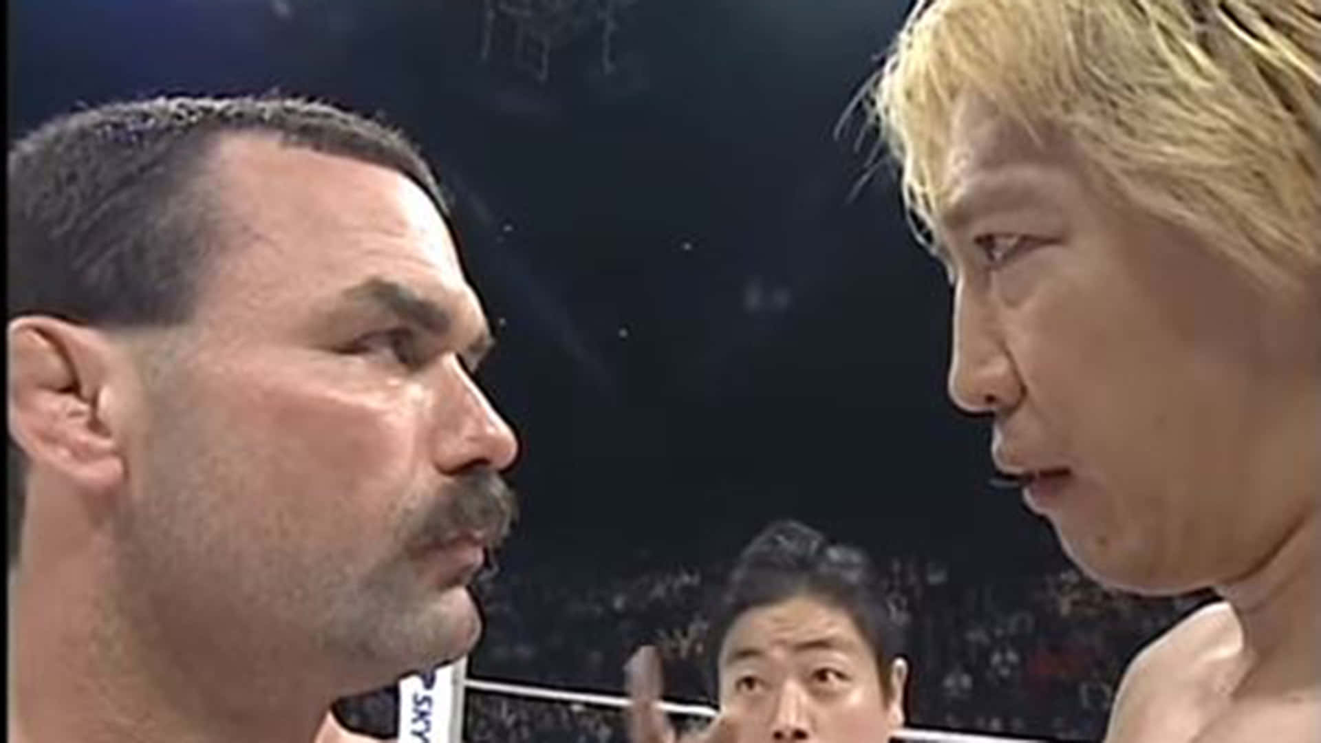 Yoshihiro Takayama Staring At Don Frye Background