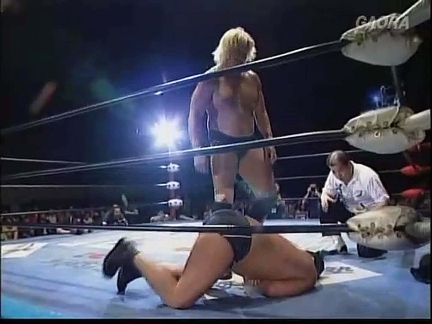 Yoshihiro Takayama Staring At Opponent Background