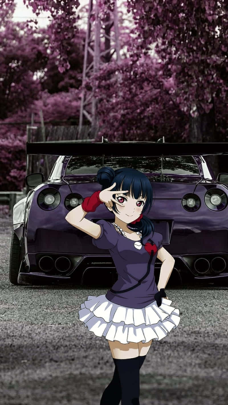 Yoshiko Tsushima Nissan Gt R Jdm Anime