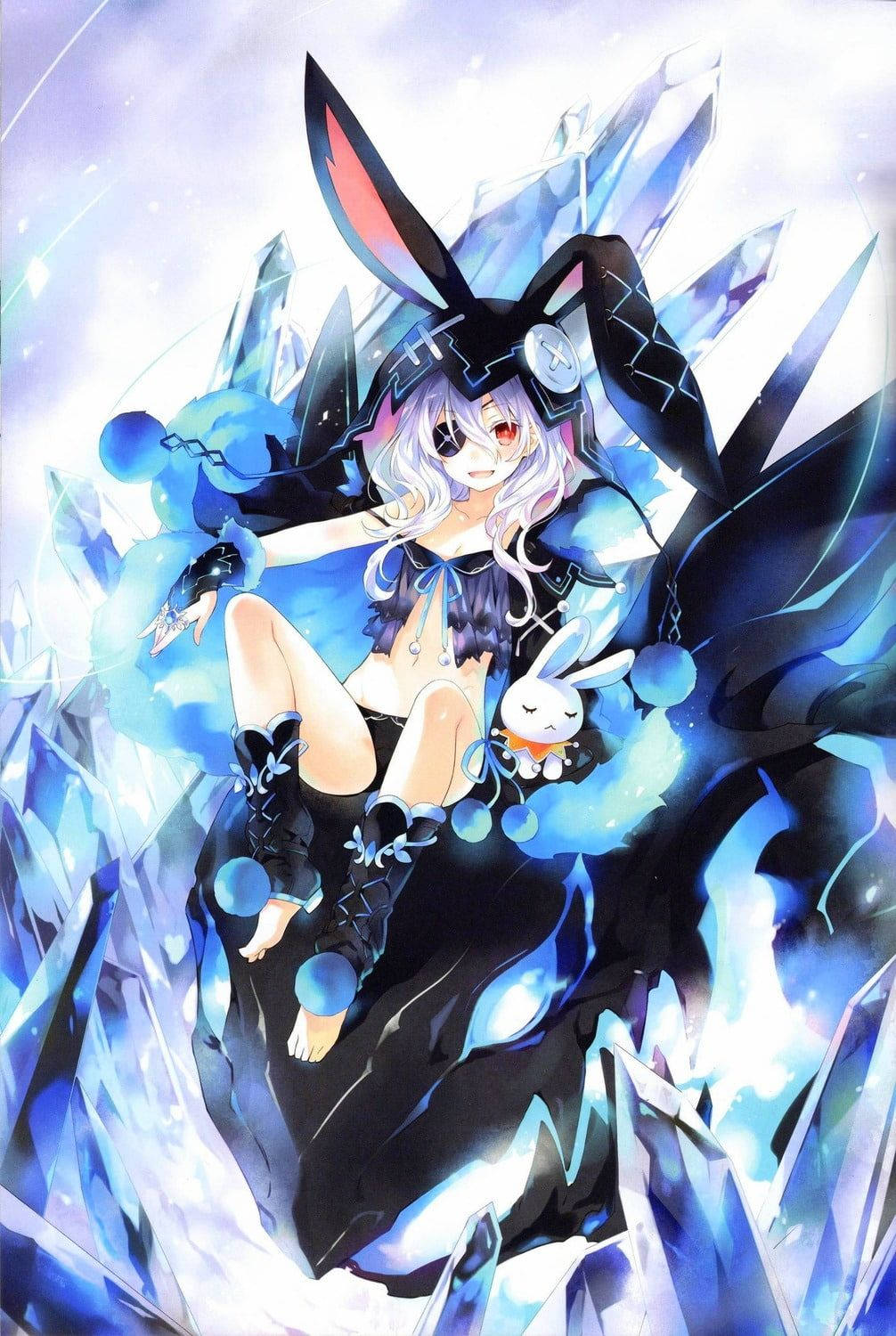 Yoshino Himekawa Black Bunny Background