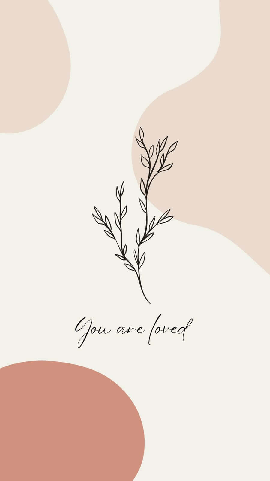 You Are Loved Abstract Background Background