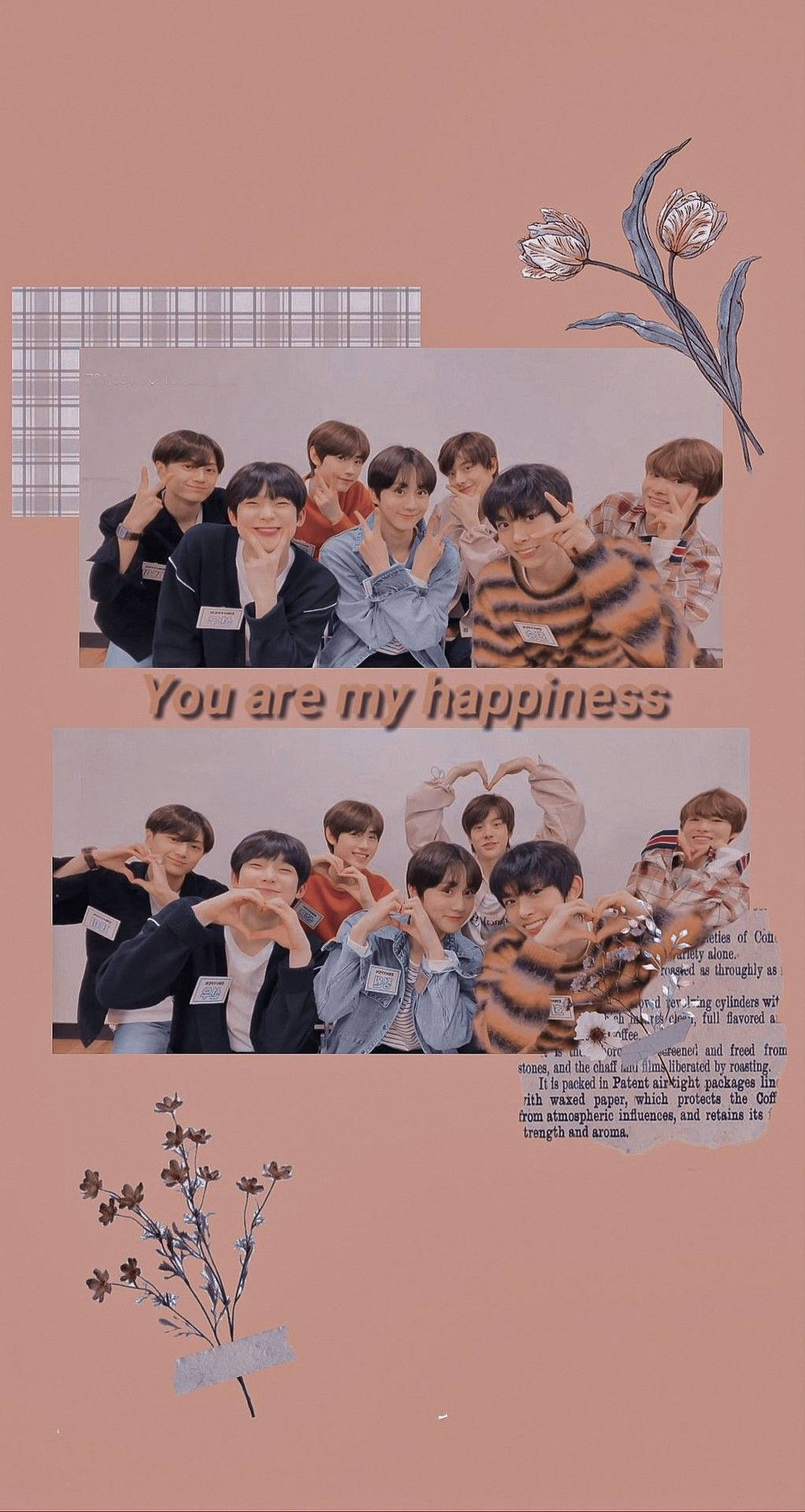 You Are My Happiness Enhypen Aesthetic Background
