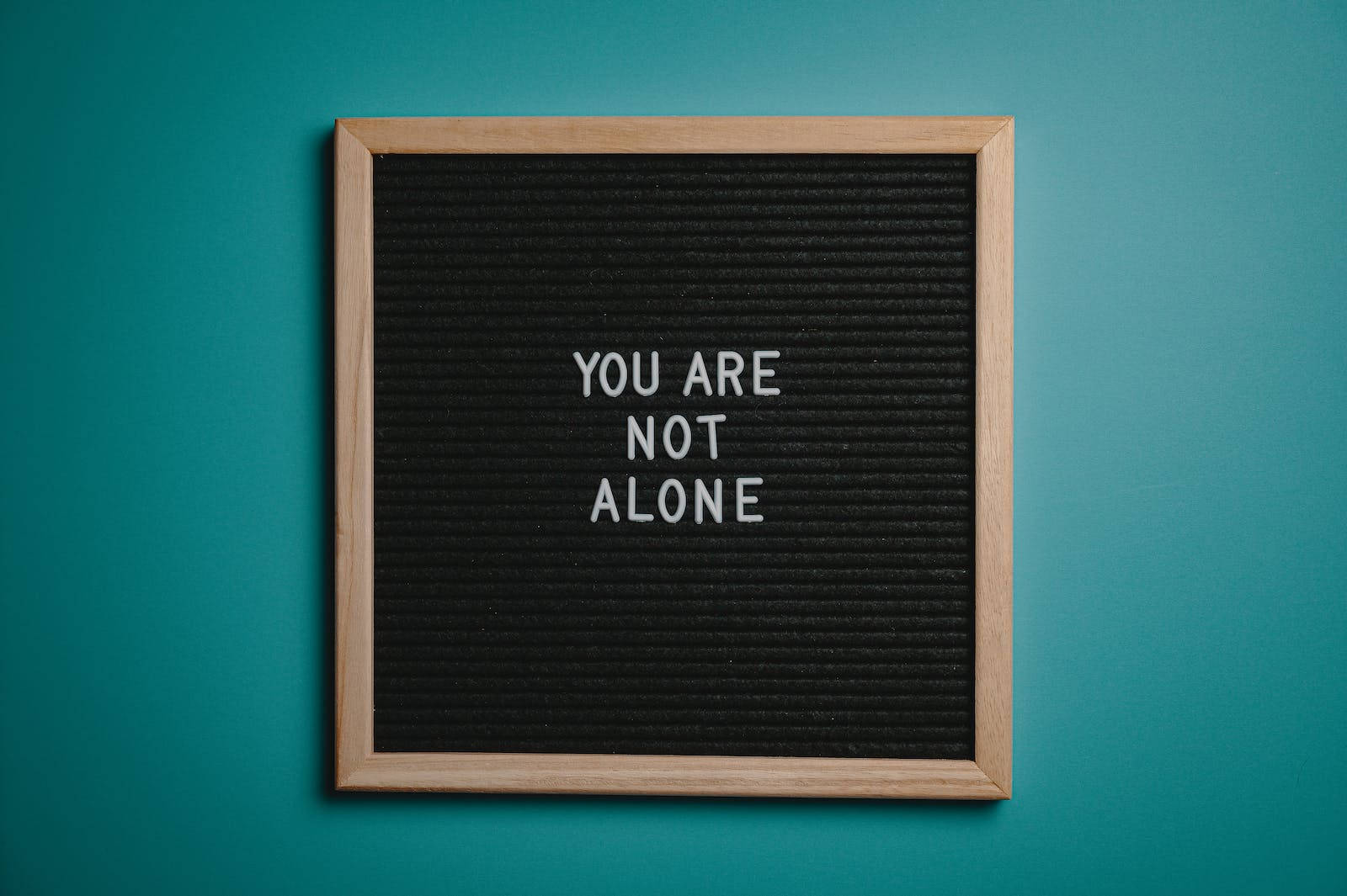 You Are Not Alone Motivational Quotes Background