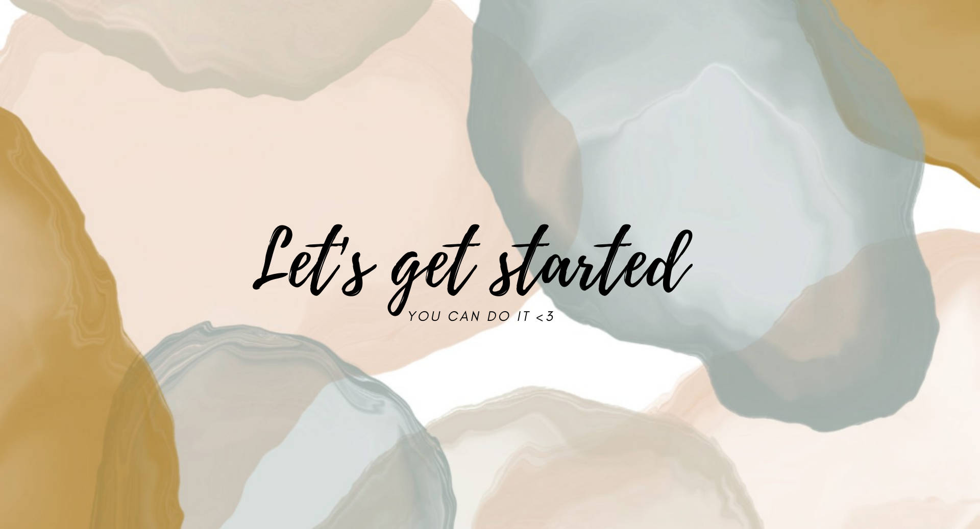 You Can Do It Motivational Aesthetic Desktop Background