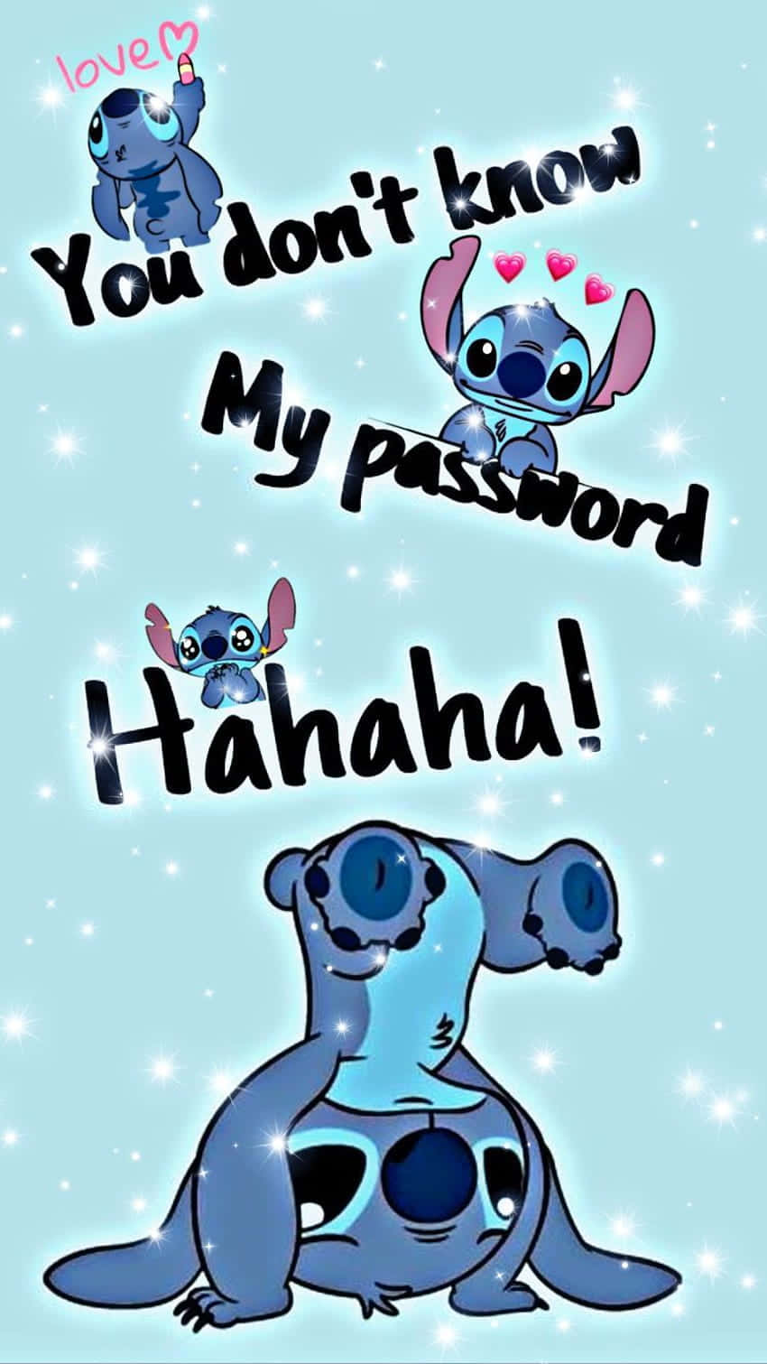 You Dont Know My Password Stitch Graphic Background