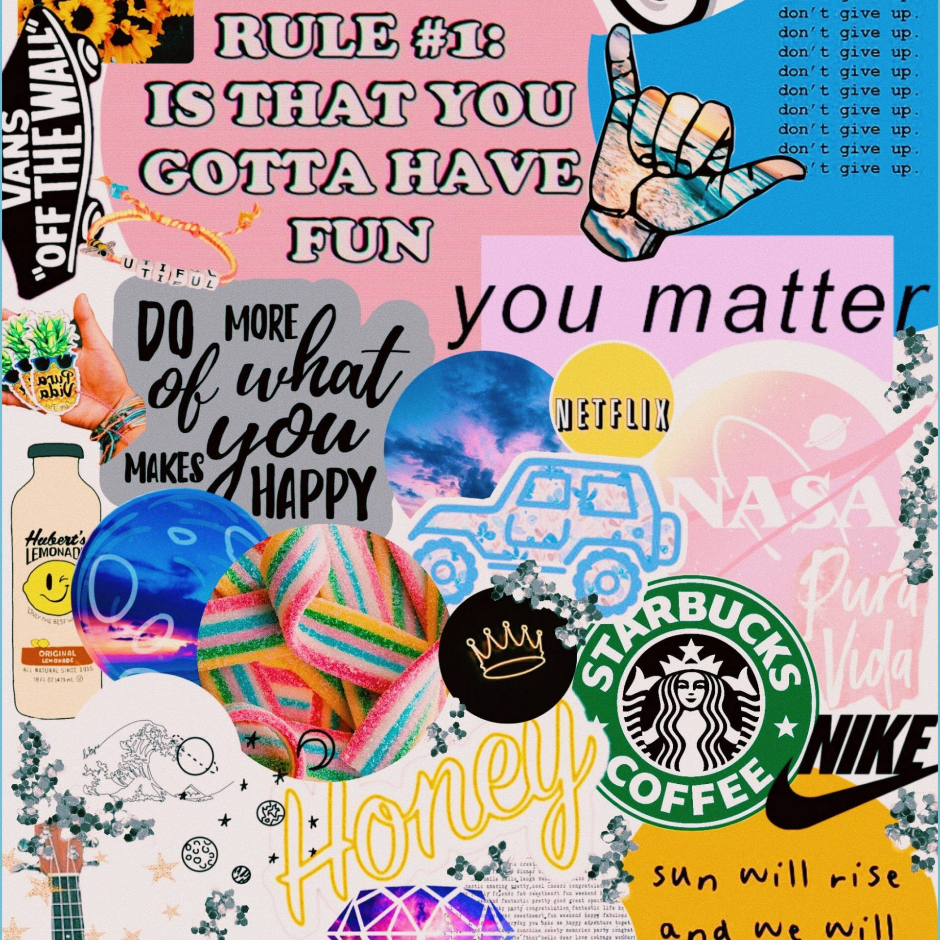 You Matter Aesthetic Vsco Collage Background