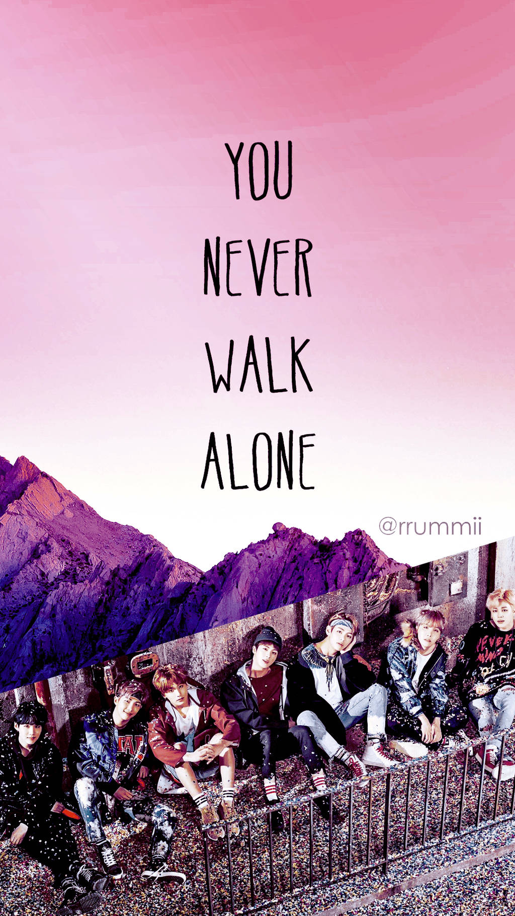 You Never Walk Alone Quote Bts Background