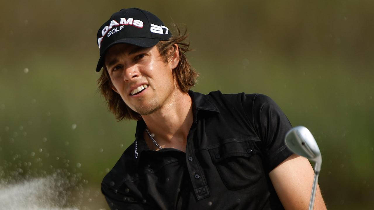 Young Aaron Baddeley Pga Tour Background