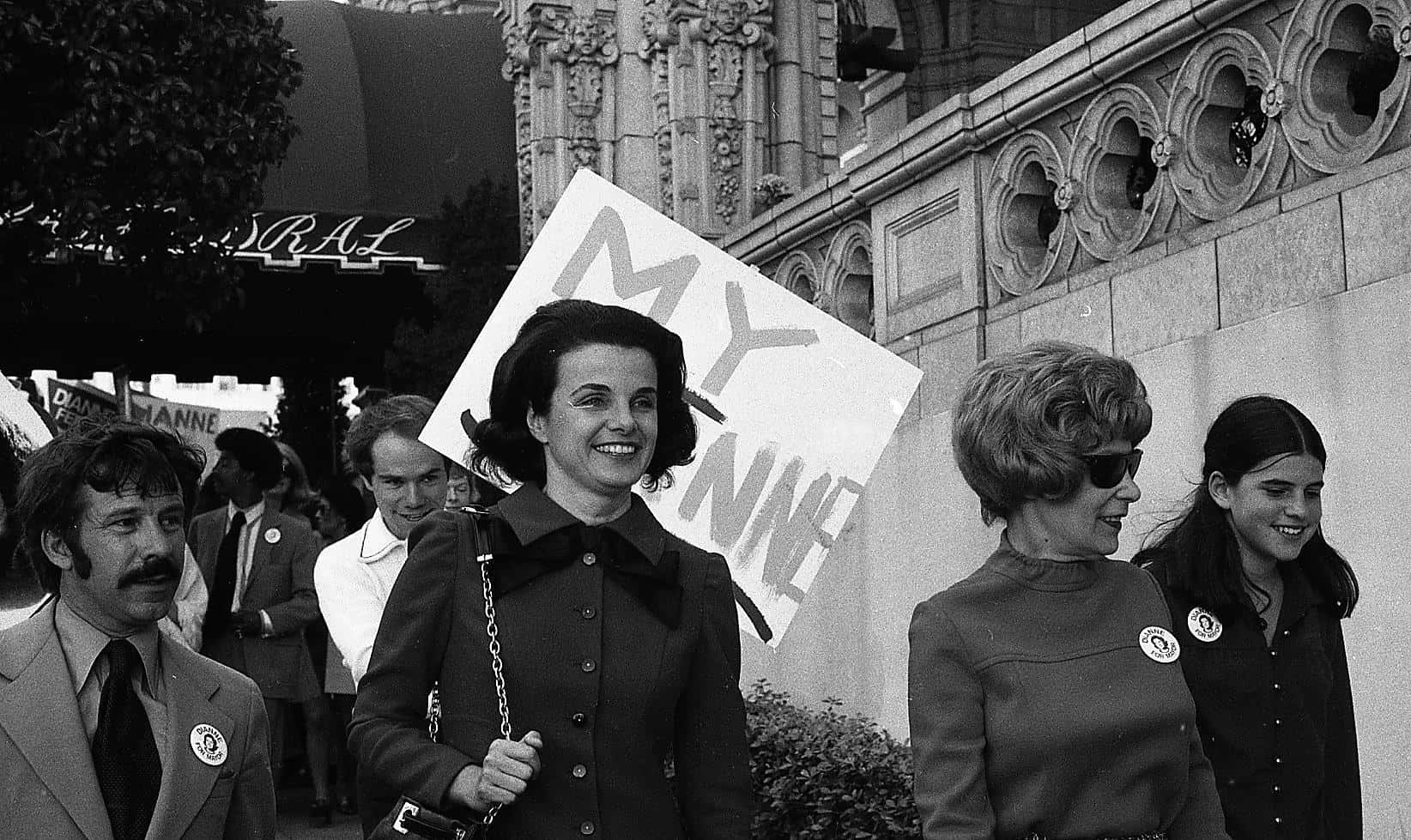 Young Activist Dianne Feinstein Background