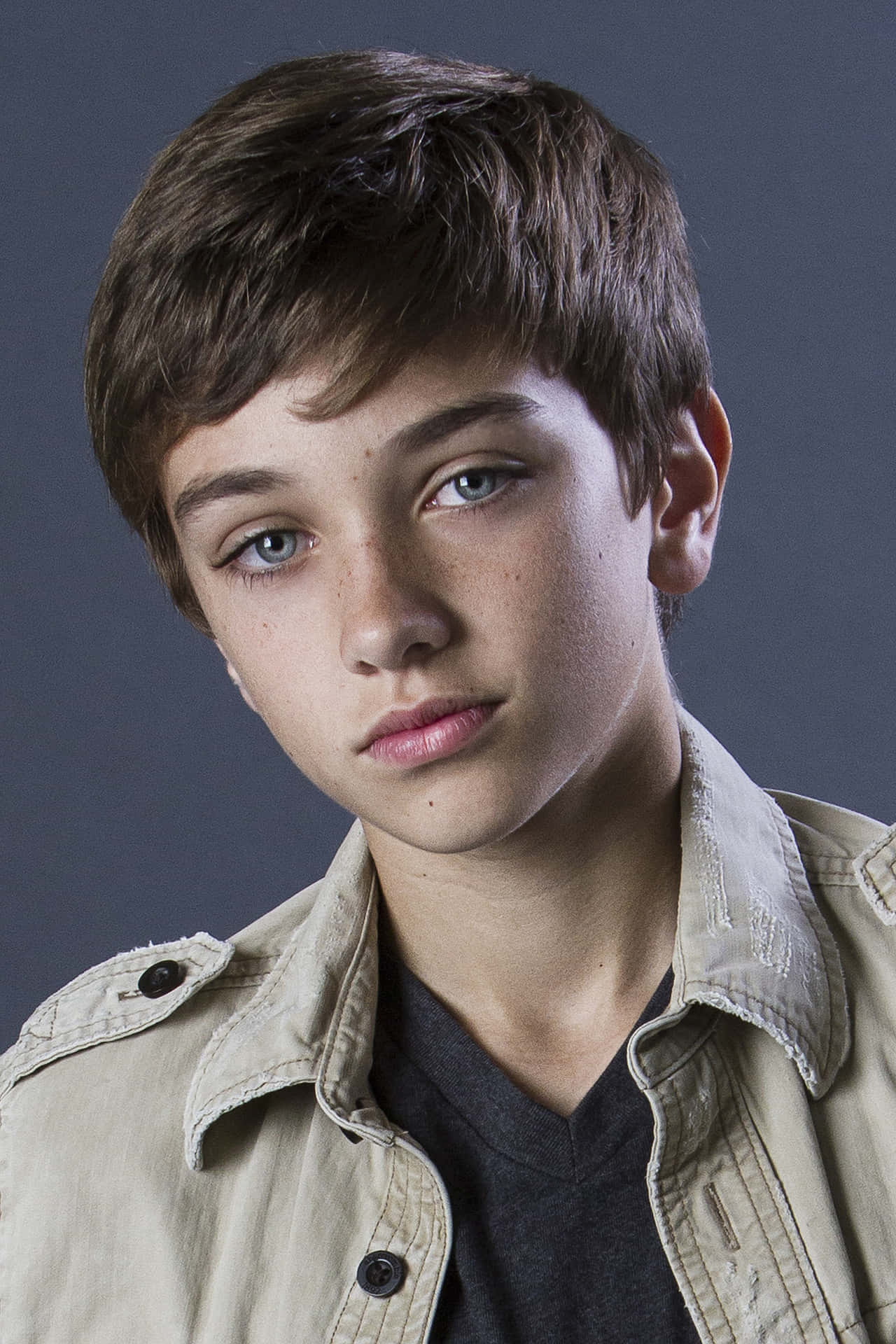 Young Actor Portrait Gavin Casalegno Background
