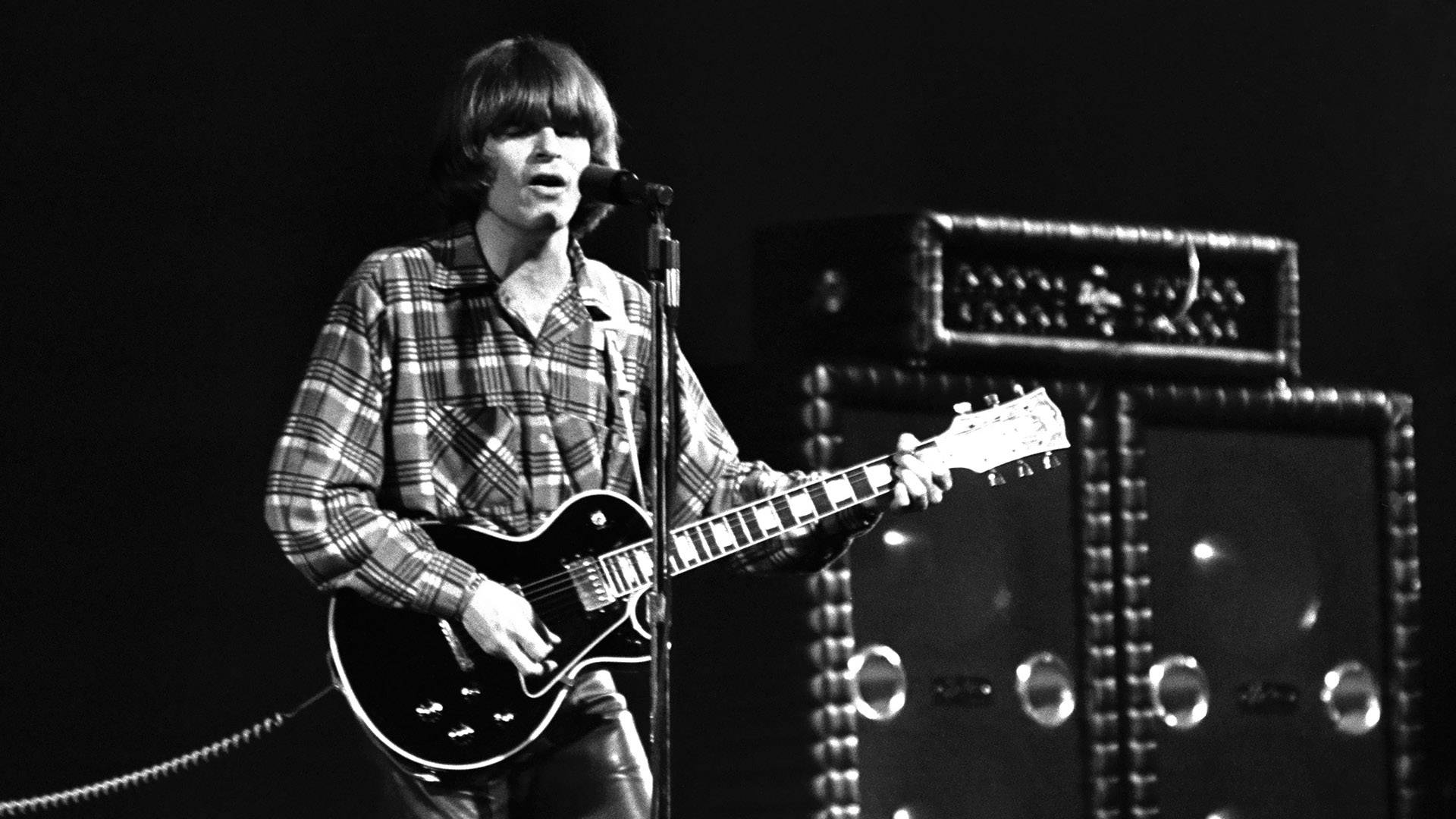 Young American Musician John Fogerty 1970 Photograph Background