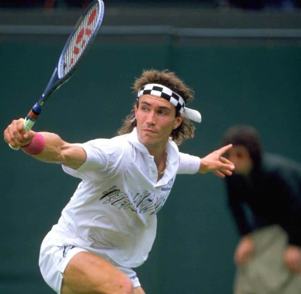 Young And Fresh Pat Cash Background