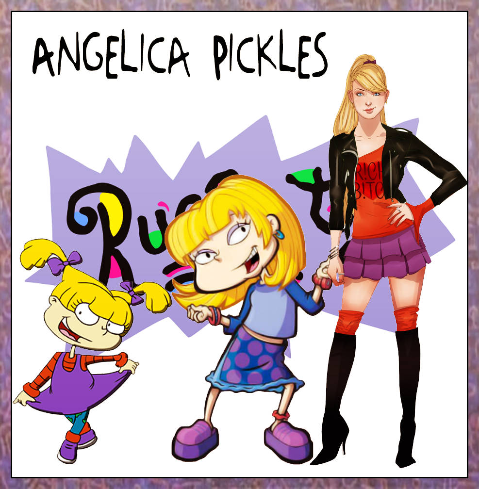 Young And Grown Up Angelica Pickles Background
