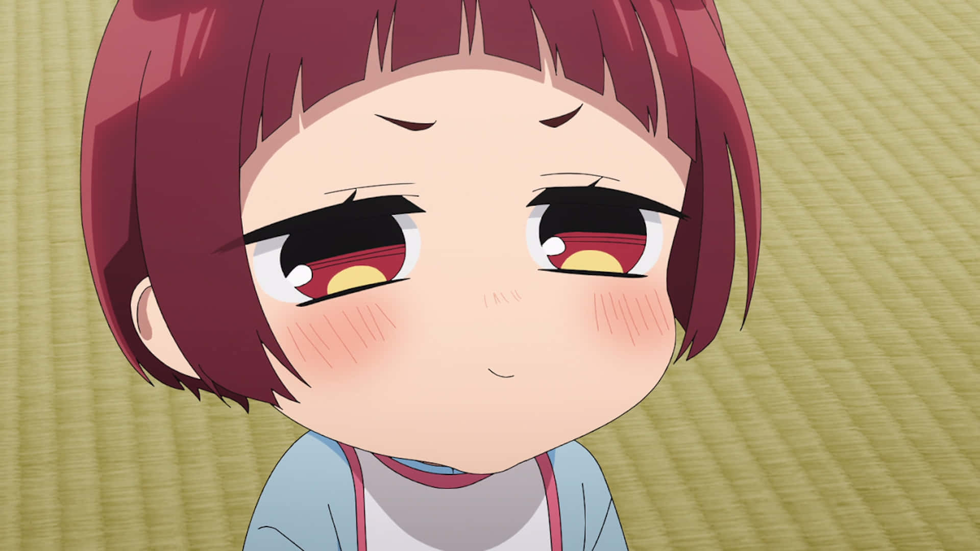 Young Anime With Crazy Hairstyle And Smug Face Background