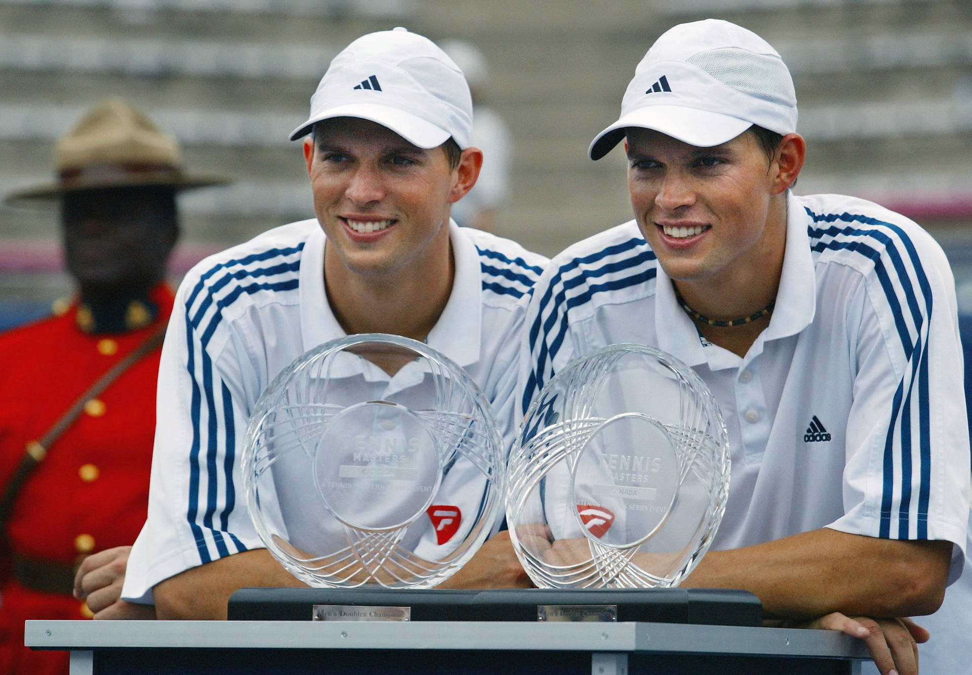 Young Bob Bryan And Mike Bryan