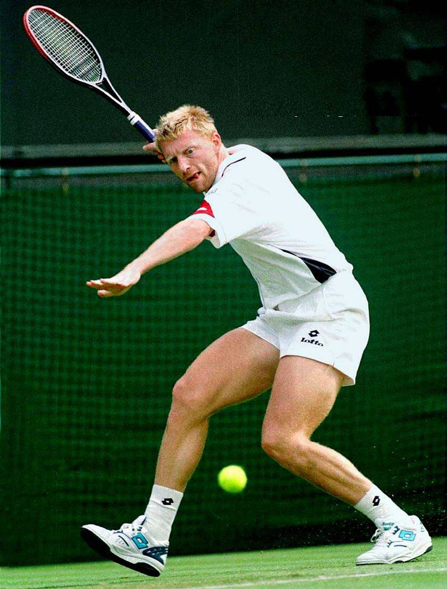 Young Boris Becker Background