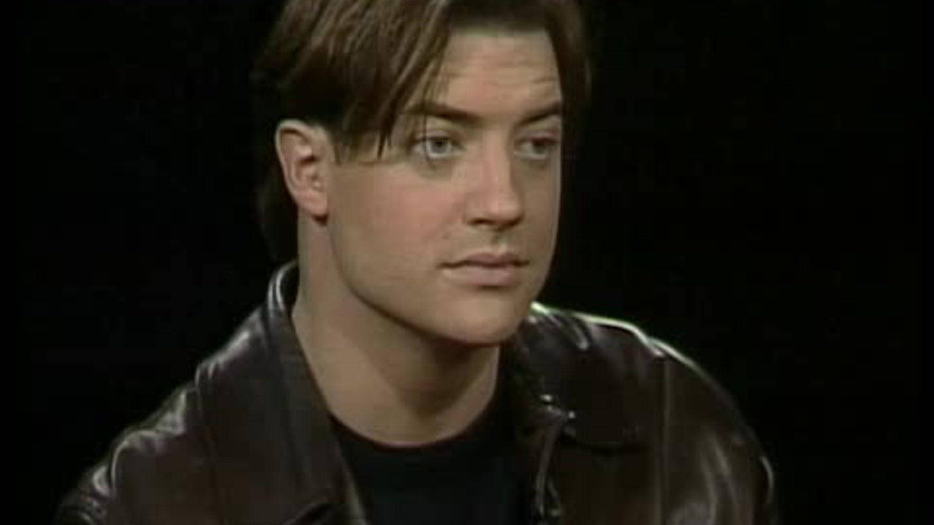 Young Brendan Fraser Celebrity Interview Background