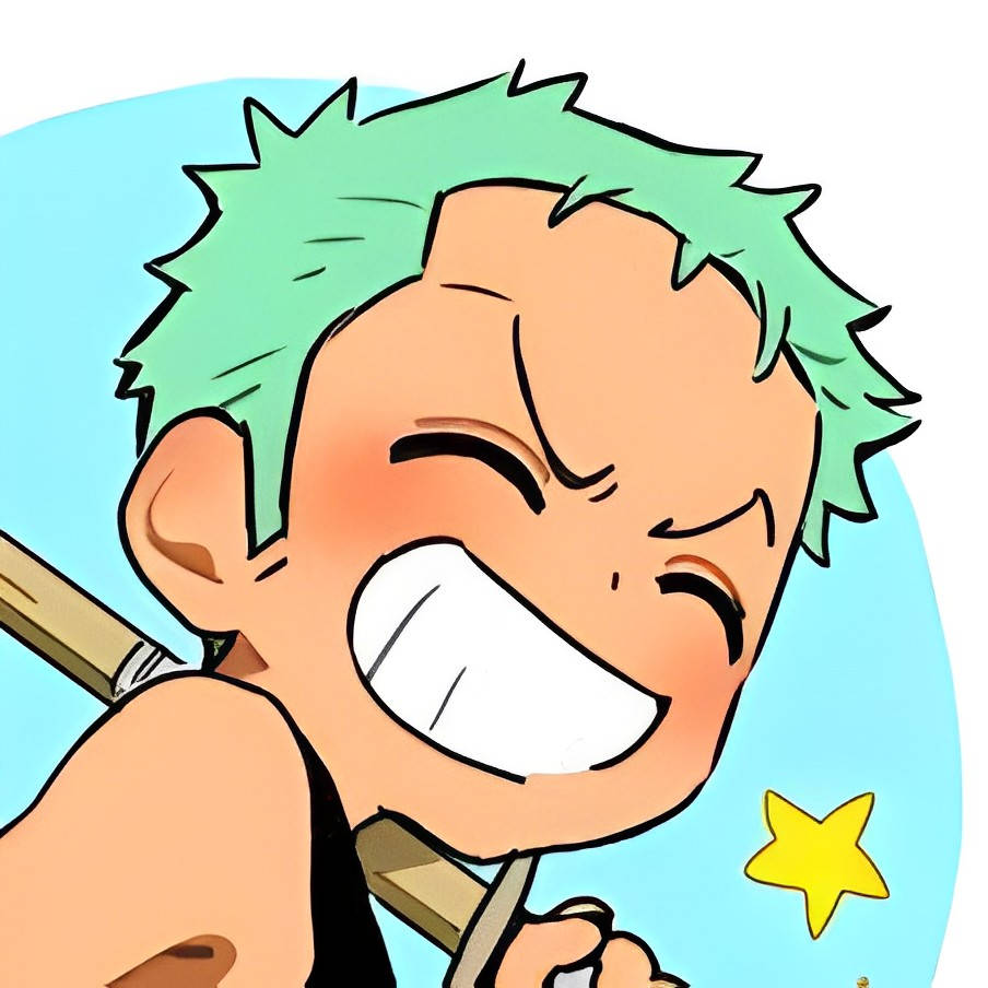 Young Chibi Art Anime Zoro Pfp Background