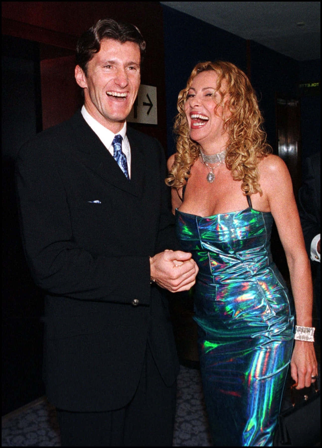 Young Davor Suker With Partner Background