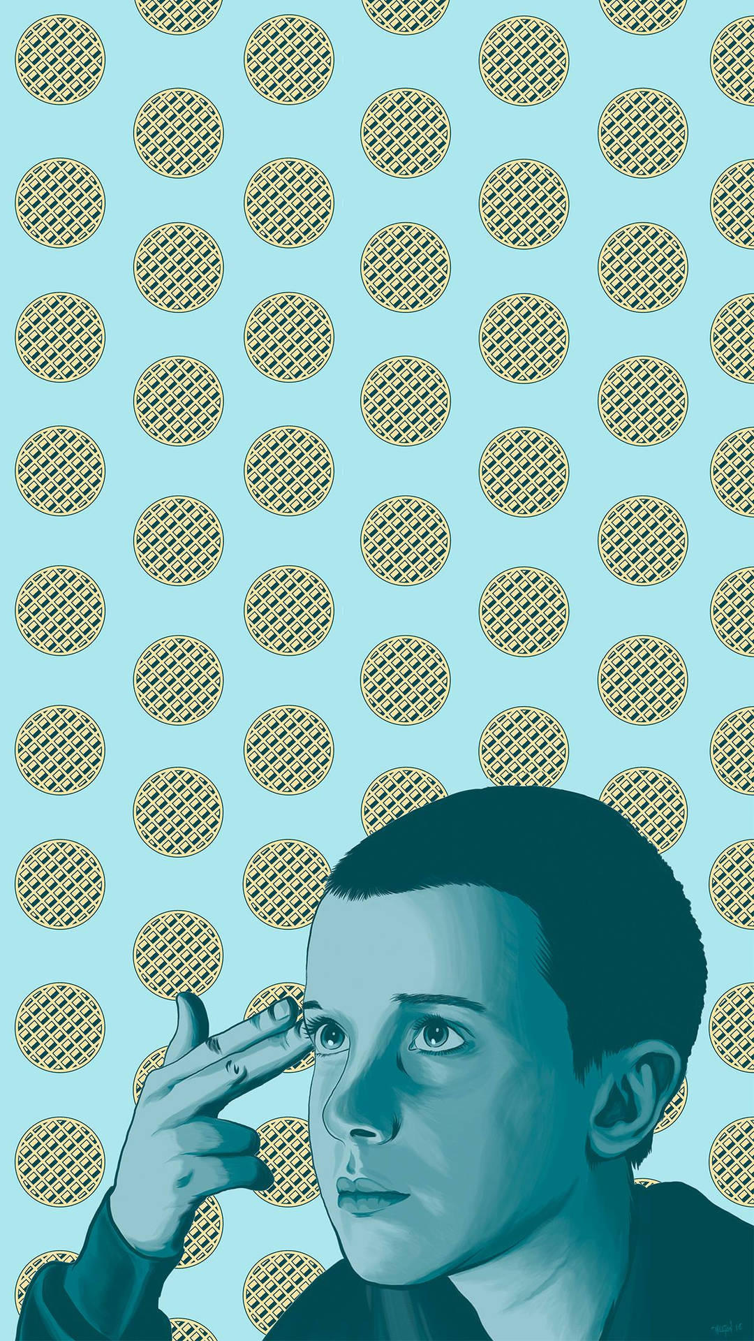 Young Eleven From Stranger Things Phone Background