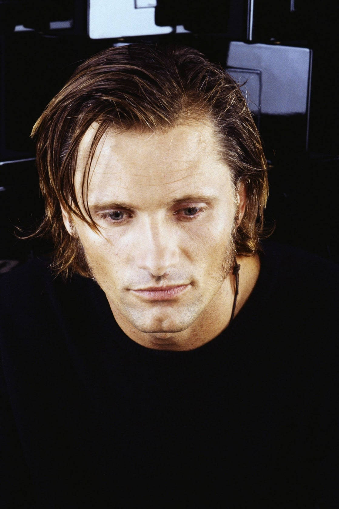 Young Hollywood Star Viggo Mortensen Candid Portrait