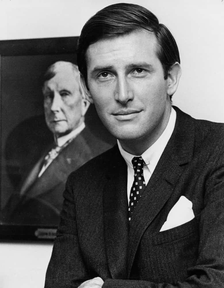 Young Jay Rockefeller In Vintage Style