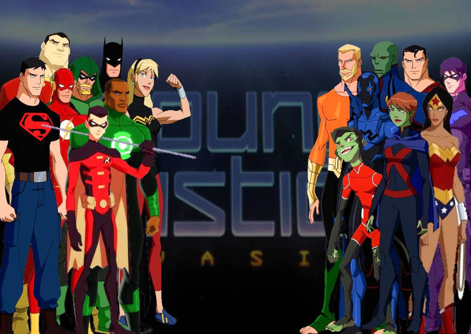 Young Justice Invasion Poster