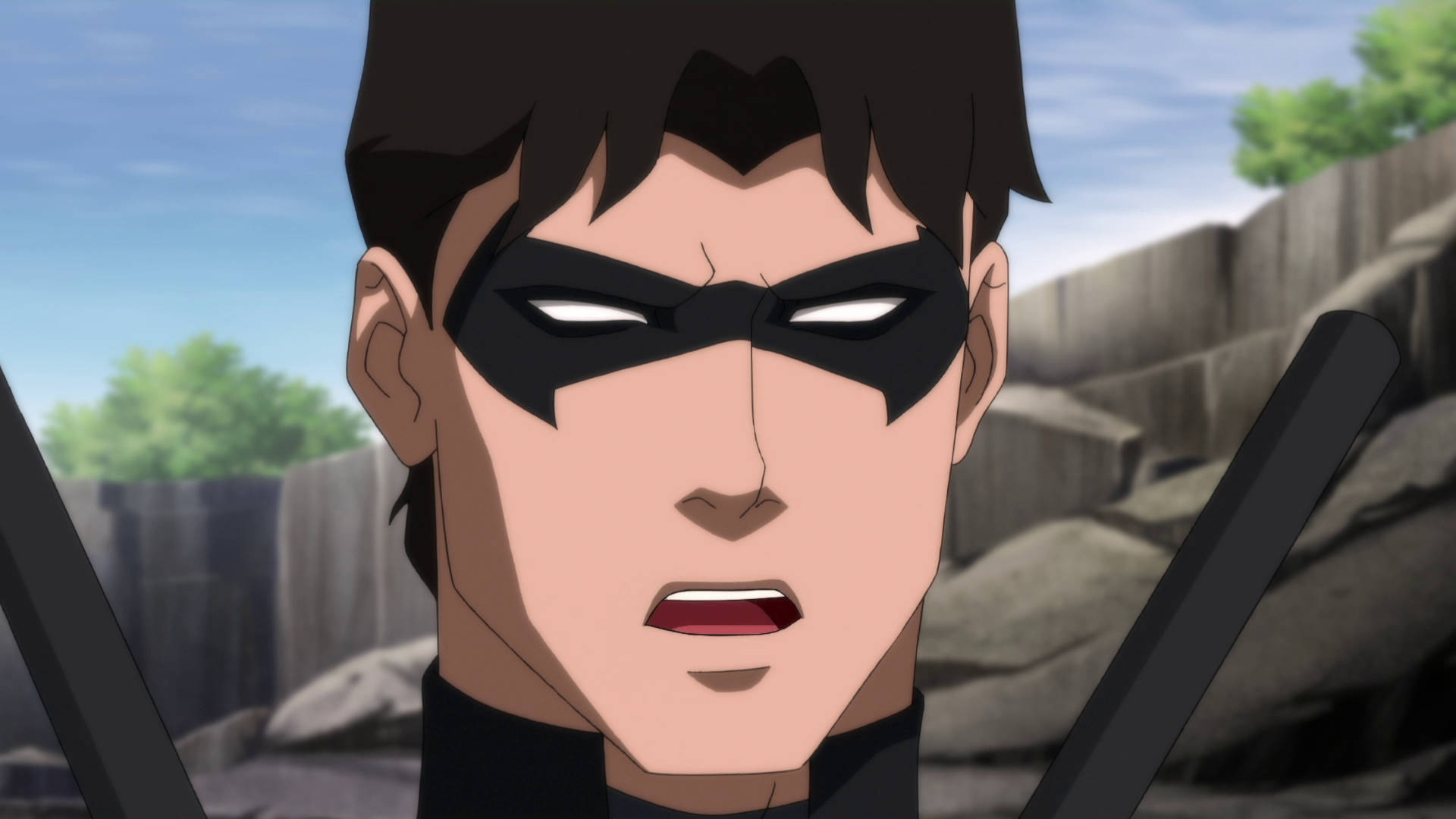 Young Justice Nightwing Close-up