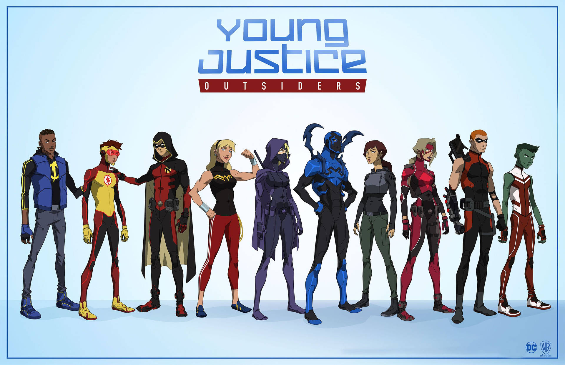 Young Justice Outsiders Title Poster