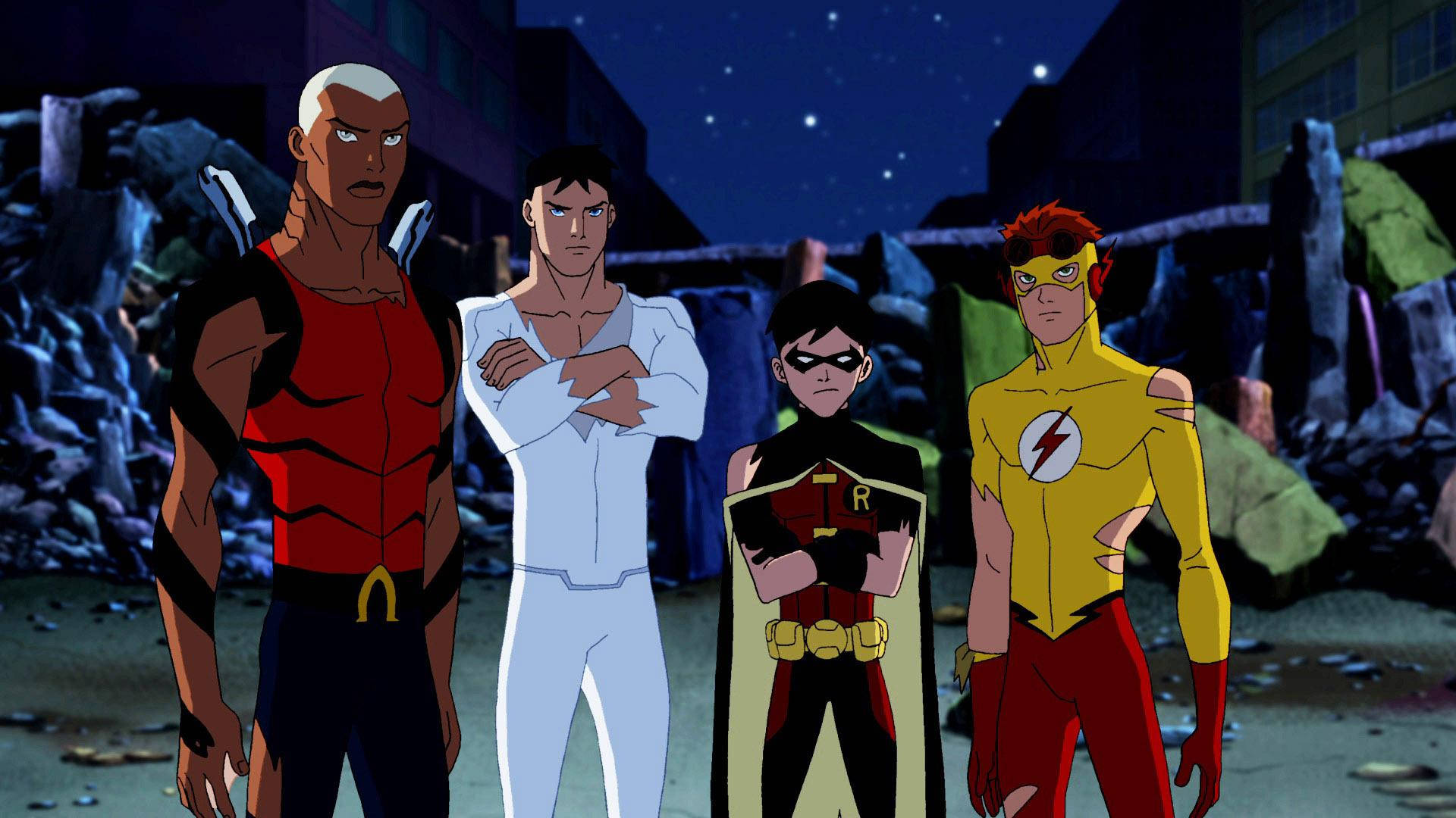 Young Justice Sidekicks Background