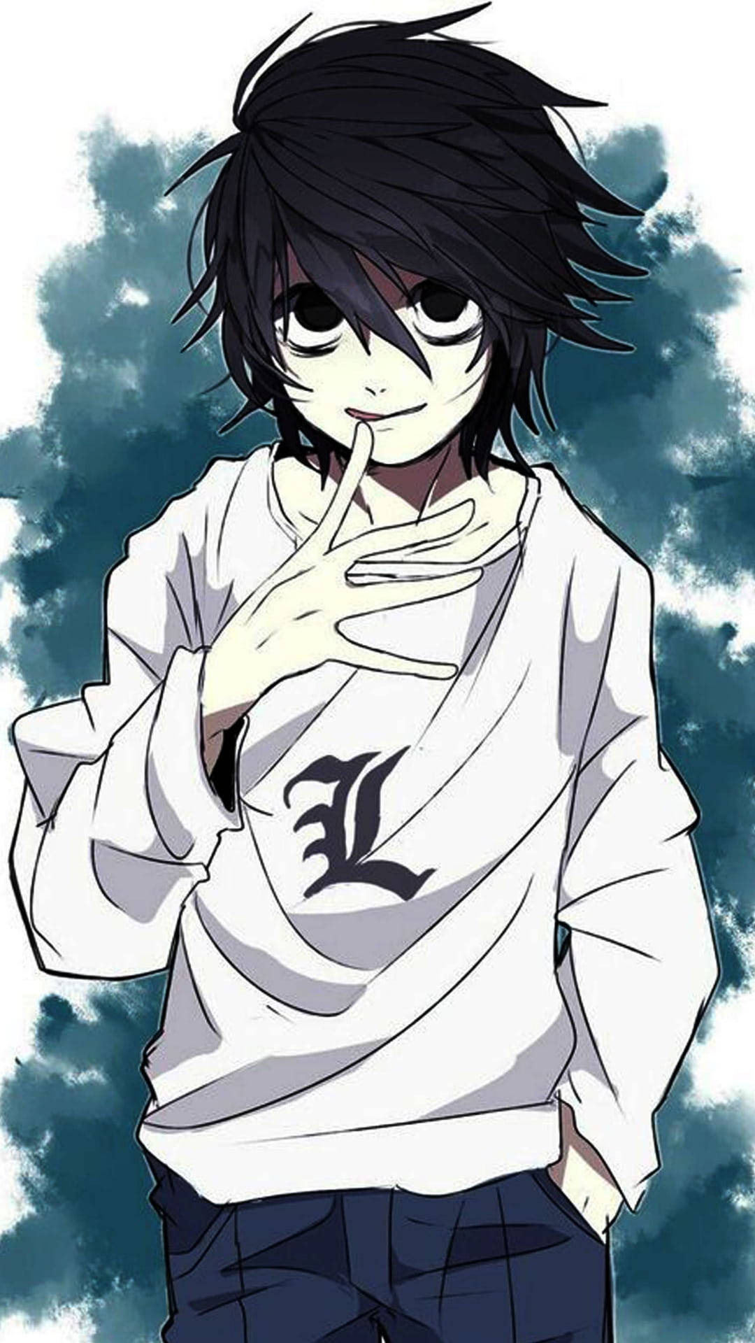 Young L Death Note Phone Background