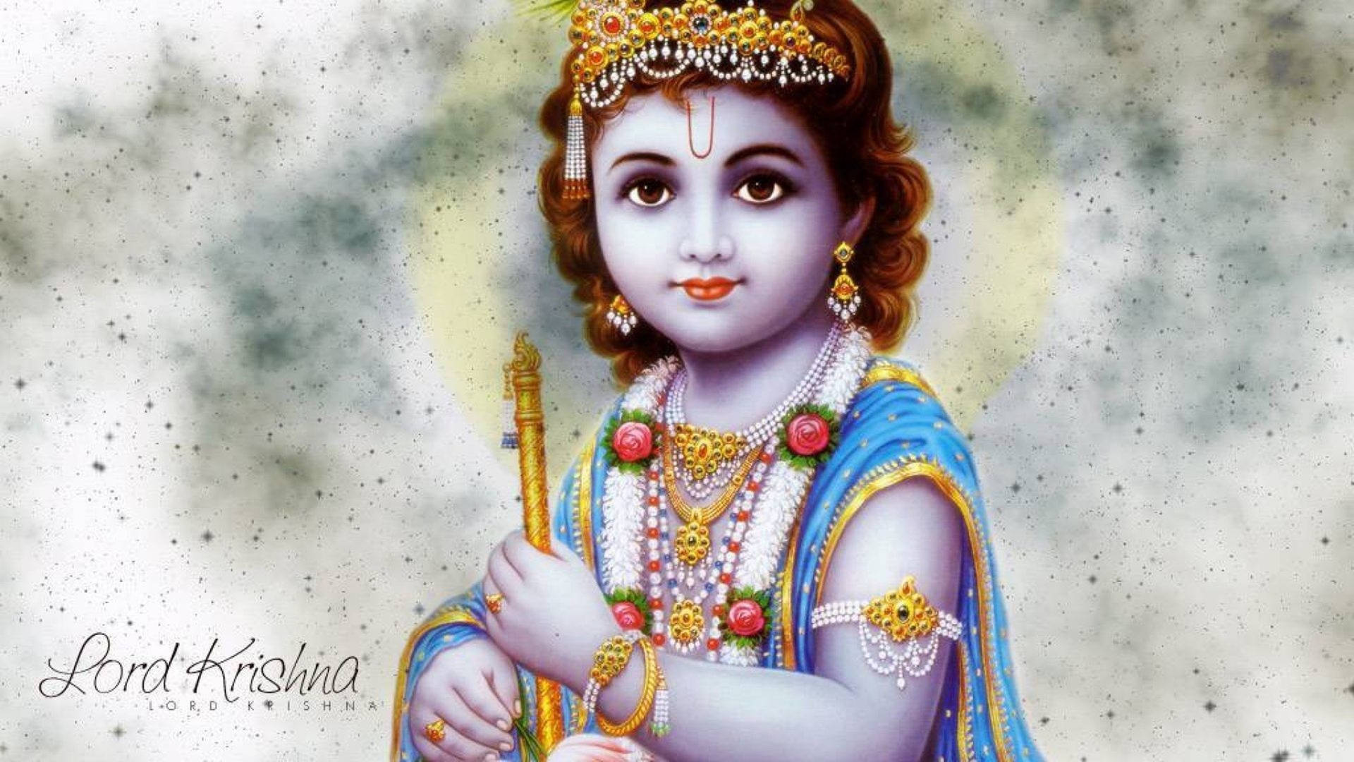 Young Lord Krishna 4k Digital Art