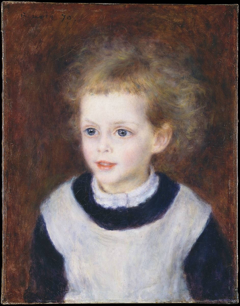 Young Margot Berard By Renoir