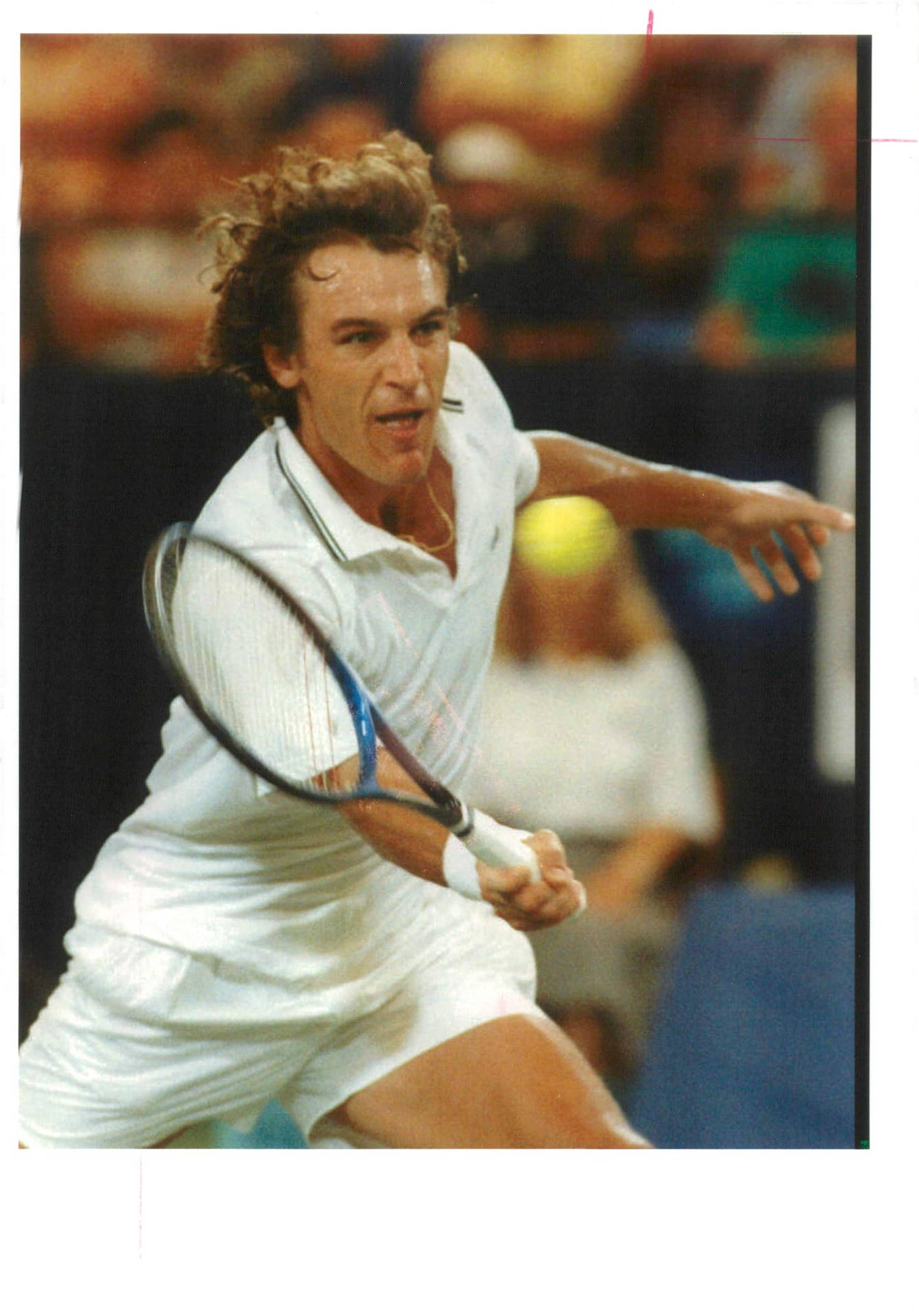 Young Mats Wilander Poster Background