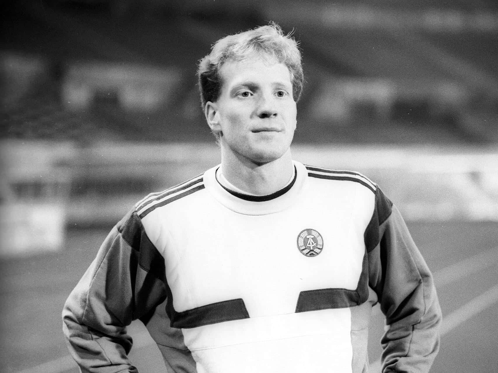 Young Matthias Sammer Professional Footballer Background