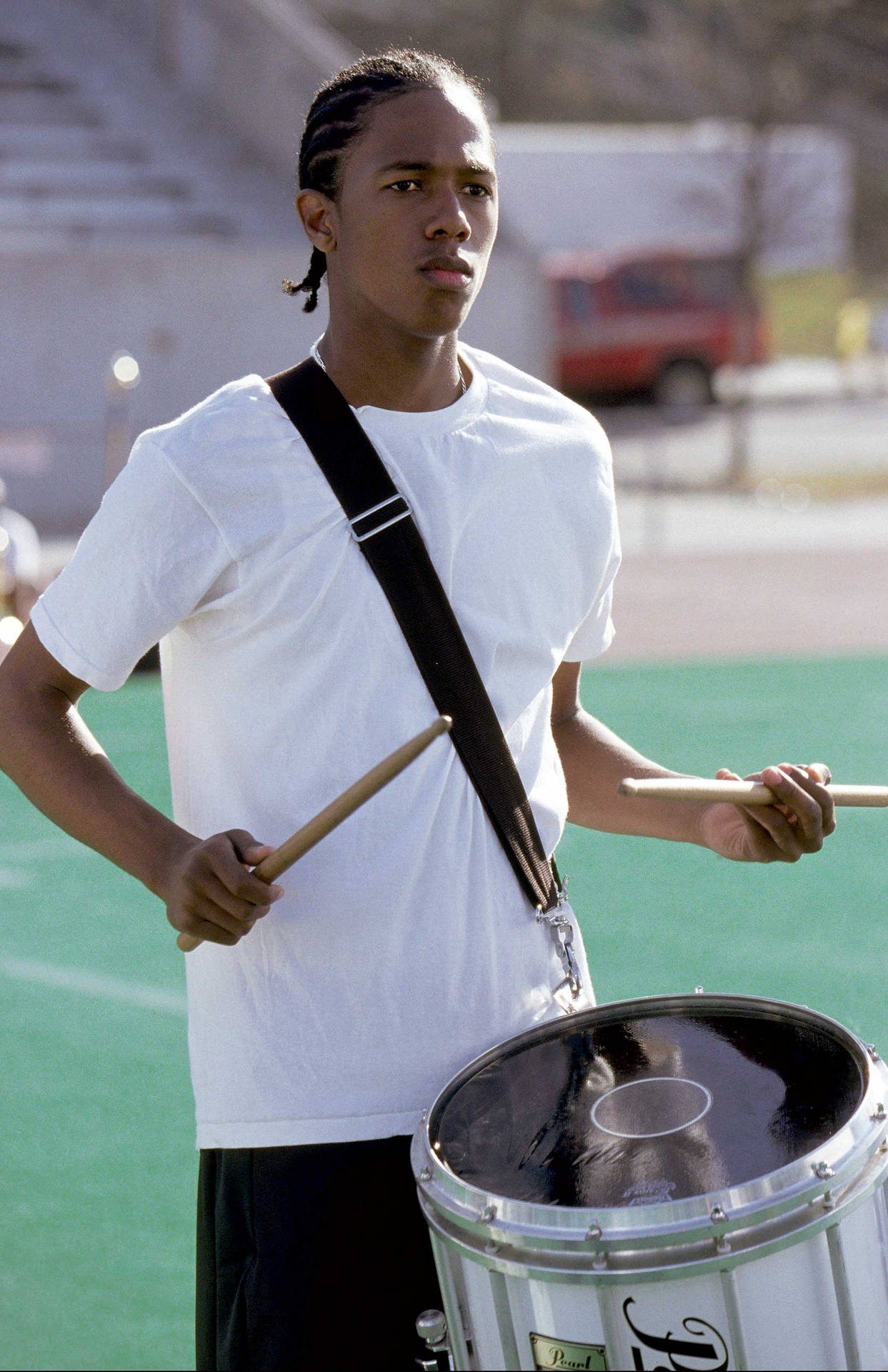 Young Nick Cannon In Drumline Movie Background