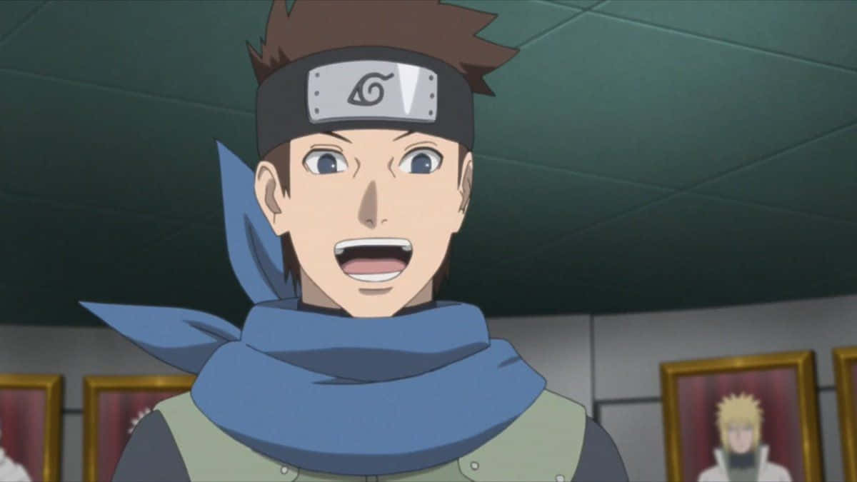 “young Ninja Warrior Of The Hidden Leaf Village, Konohamaru Sarutobi.” Background